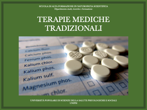 TERAPIE MEDICHE TRADIZIONALI